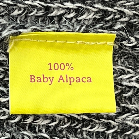 Kuna Polo Collar Sweater 100% Alpaca Johnny Collar Women Small Medium size - Picture 9 of 9